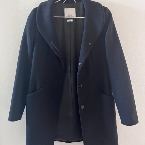 Aritzia Jackets & Blazers - Aritzia Wilfred Cocoon Coat - Black